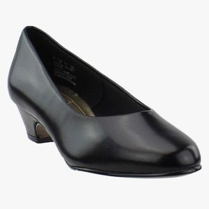 NWOB 8.5W Soft Styles by Hush Puppies Angel II Pump, Black Elegance